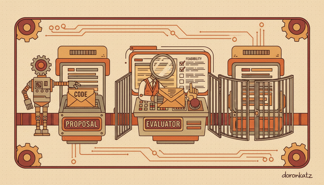 The Agent Proposes, the Pipeline Disposes — A Release Contract for AI-Authored Change