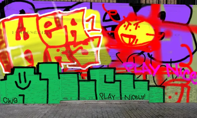 Graffiti artwork by DECAY
