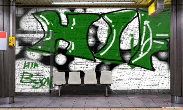 Graffiti artwork by theone
