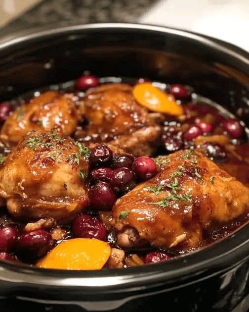 Cranberry Orange Glazed Chicken step photo