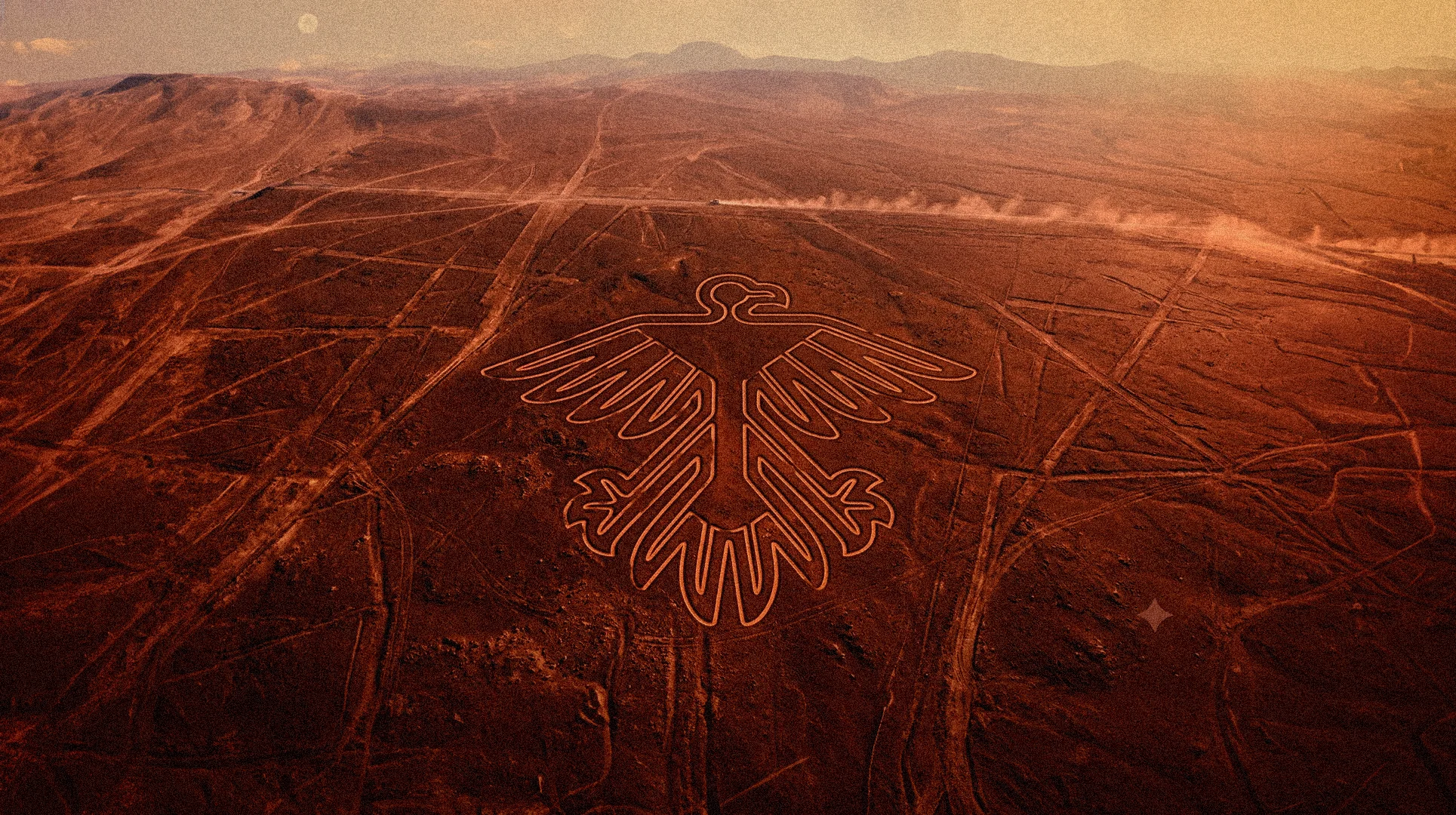 Geoglifo do Urubu nas Linhas de Nazca