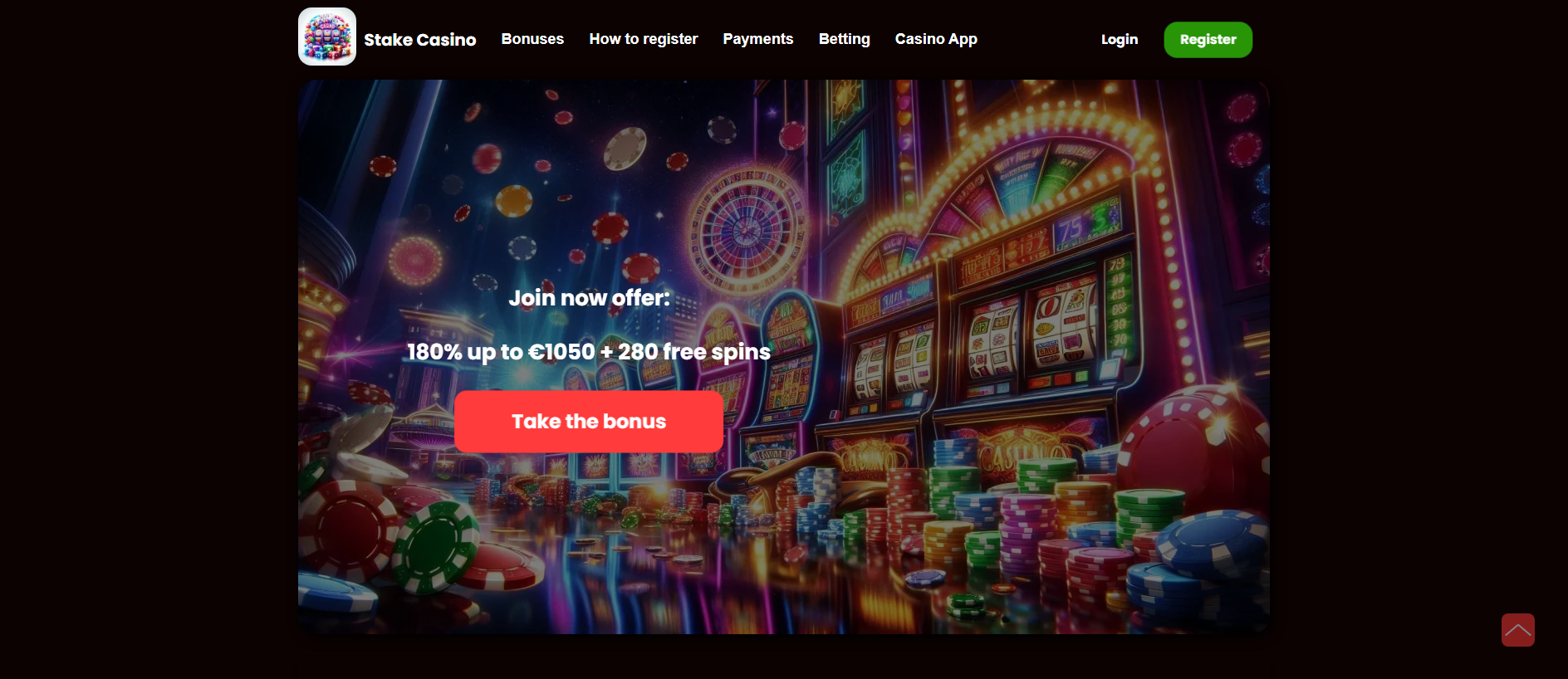 Stored capture of stake-casino.ie