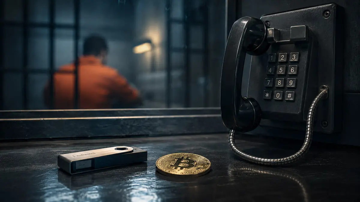Convicted Scammer Moves Crypto from Prison, DOJ Fails to Secure Funds