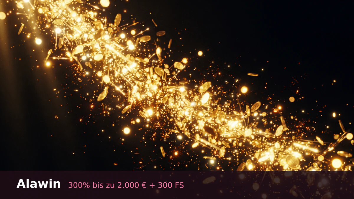 Alawin Casino — Willkommensbonus 300% bis zu 2.000 € + 300 FS, Zahlungen: Visa, Mastercard, Skrill, Neteller, Sofort