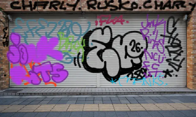 Graffiti artwork by Rickertos