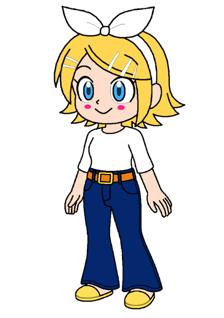 Kagamine Rin SMB new style 1