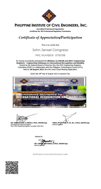Webinar on ASEAN and APEC Engineering Registers - Engineering Pathways to International Recognition