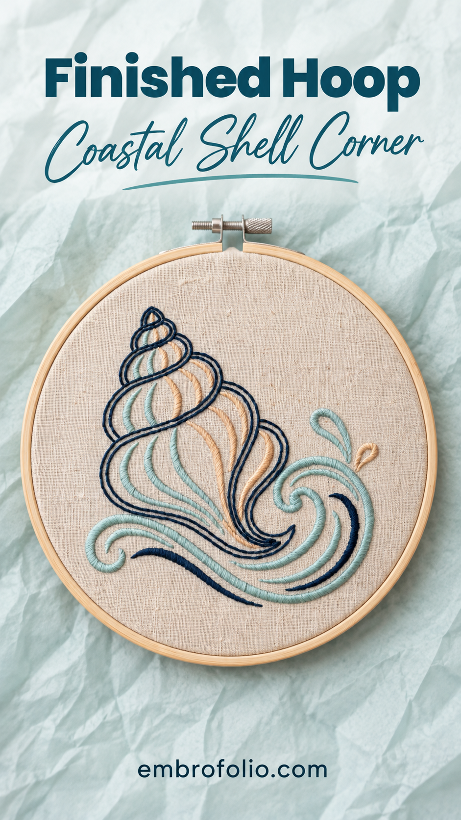 Coastal Shell Corner Pinterest image preview