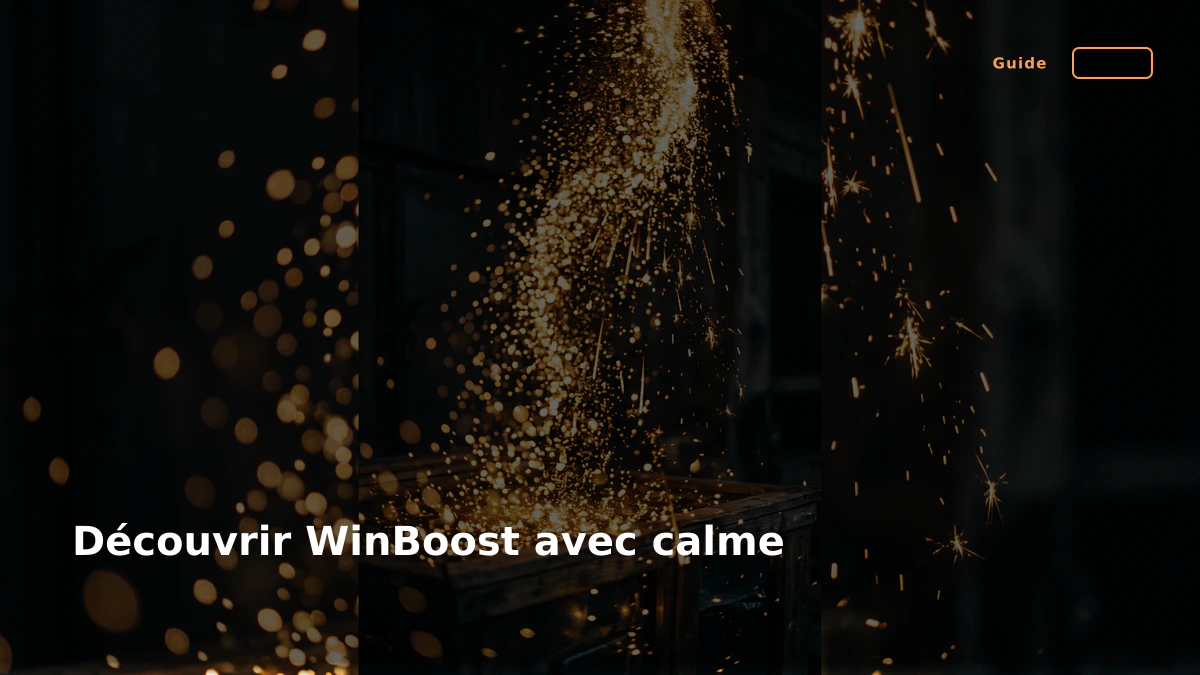 Découvrir WinBoost avec calme