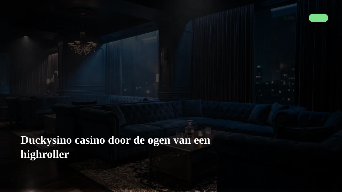 Duckysino casino door de ogen van een highroller