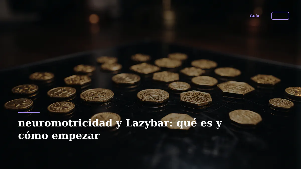 neuromotricidad y Lazybar: qué es y cómo empezar