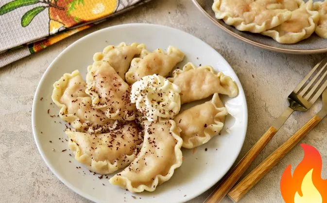 Постер Вареники с морковью, изюмом и корицей