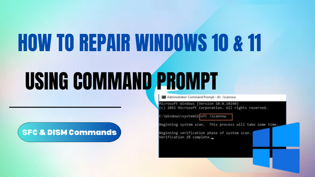 Repair Windows 10 and 11 with DISM commands