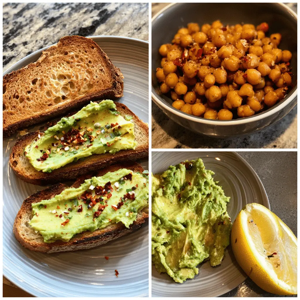 Chickpea Avocado Toast – Healthy, Creamy & Protein-Packed