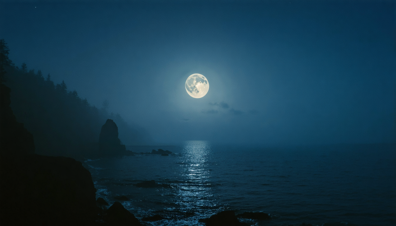 The moon serenely existing despite no one having clicked on it yet.