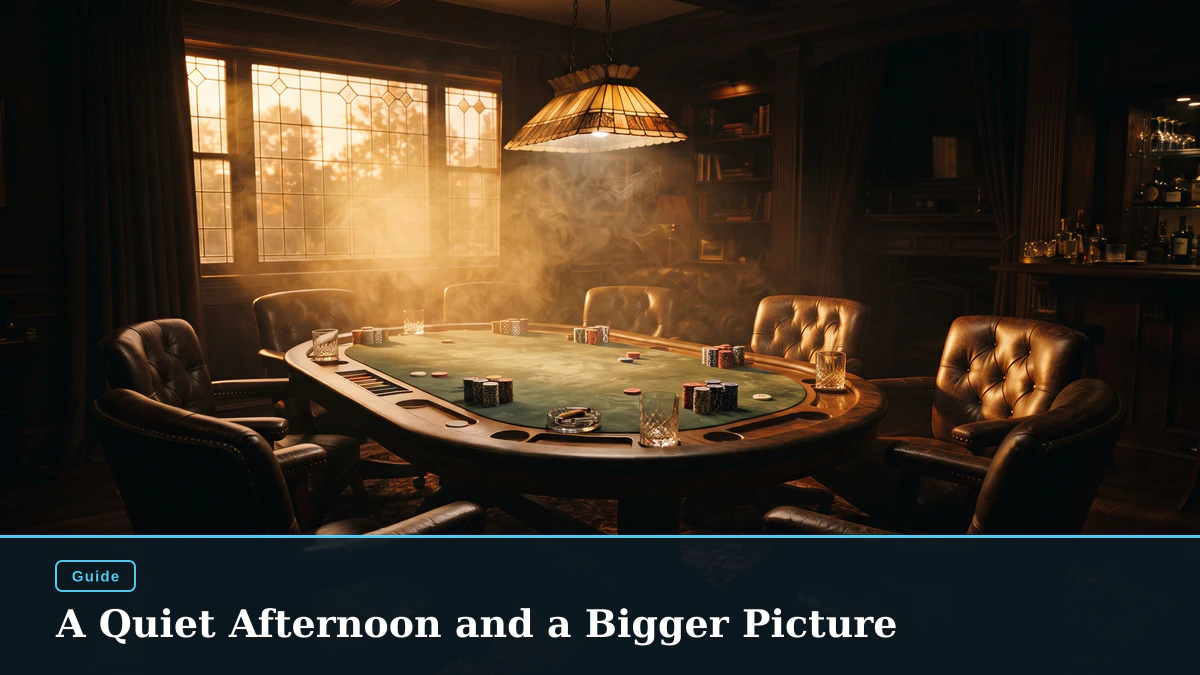 A Quiet Afternoon and a Bigger Picture