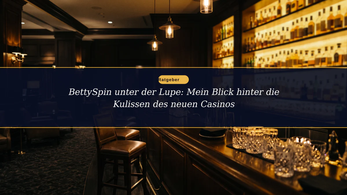 BettySpin unter der Lupe: Mein Blick hinter die Kulissen des neuen Casinos