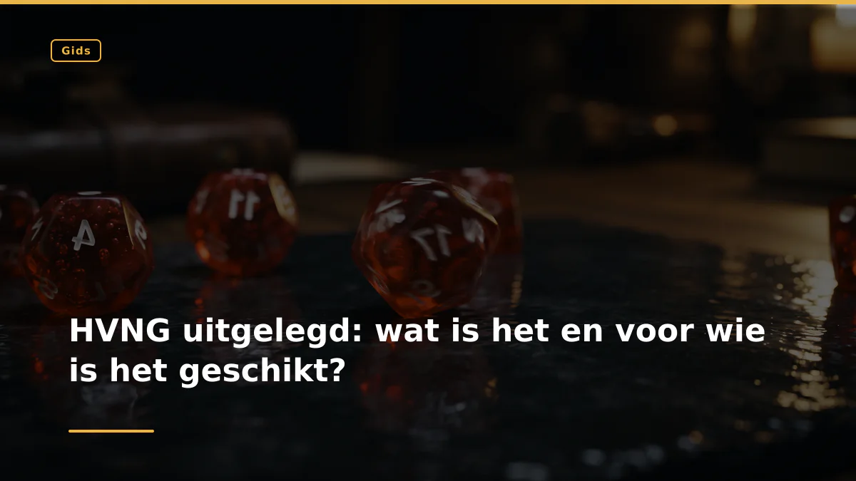 HVNG uitgelegd: wat is het en voor wie is het geschikt?