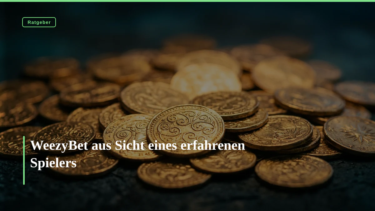 WeezyBet aus Sicht eines erfahrenen Spielers