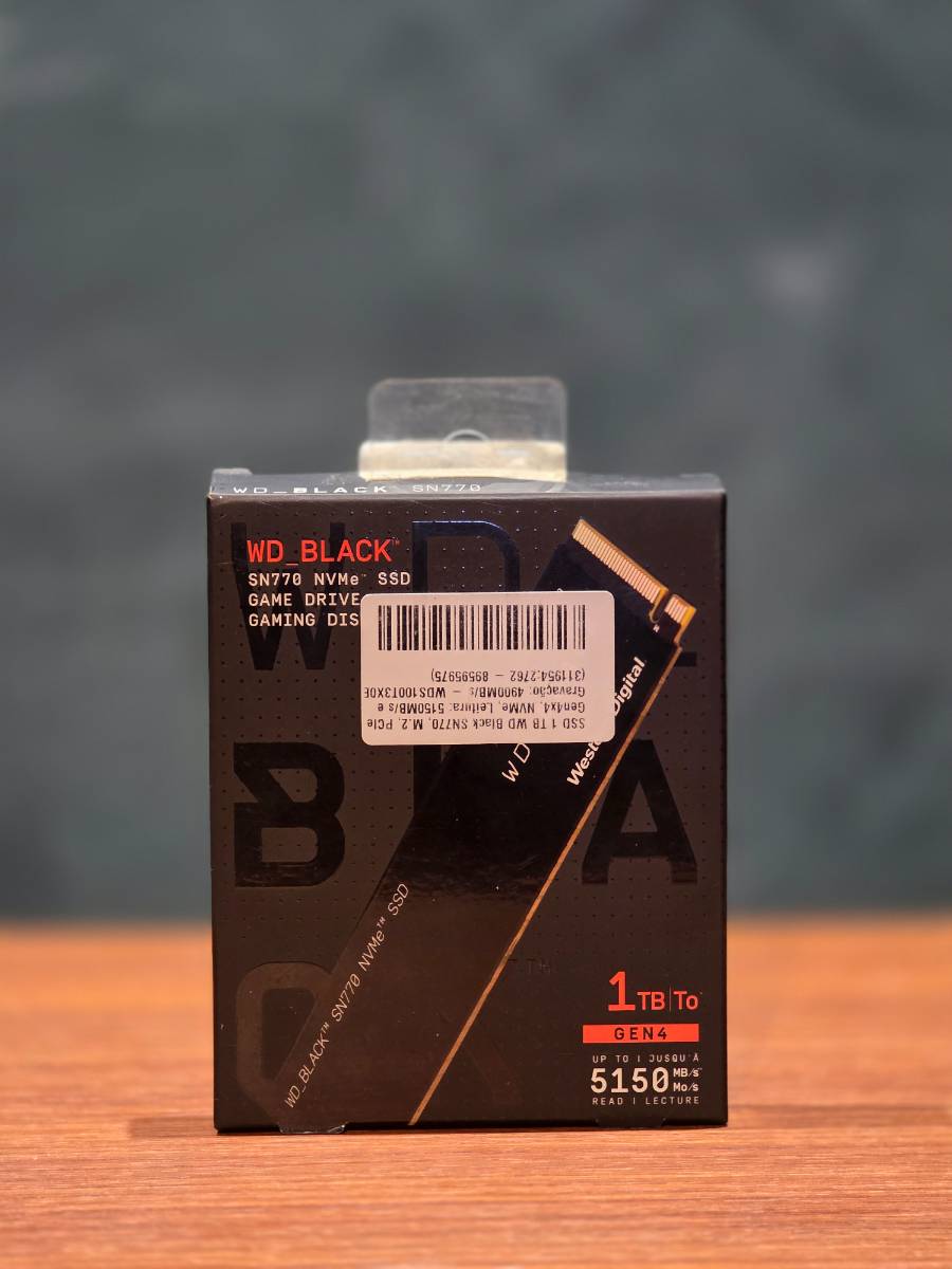 SSD NVMe M.2 WD_BLACK SN770 1TB