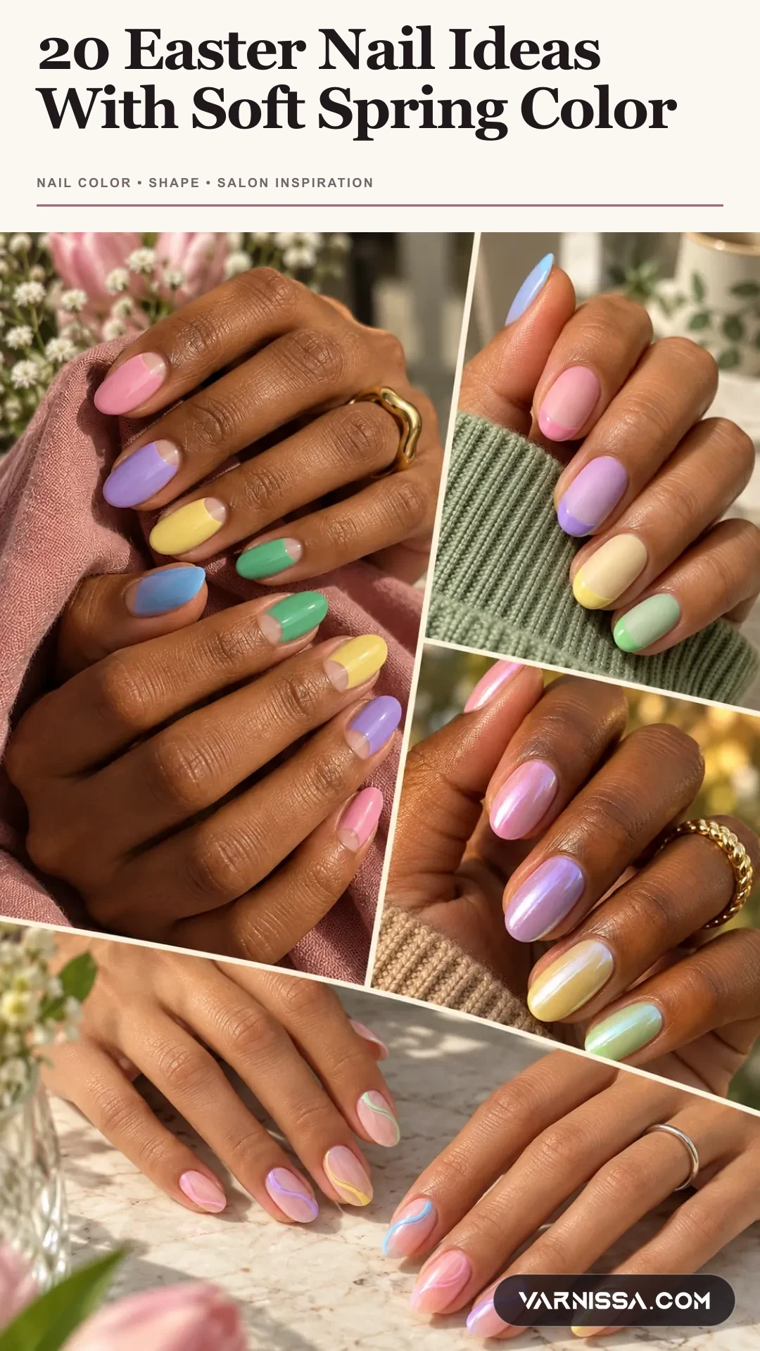 20 Easter Nail Ideas With Soft Spring Color Pinterest pin
