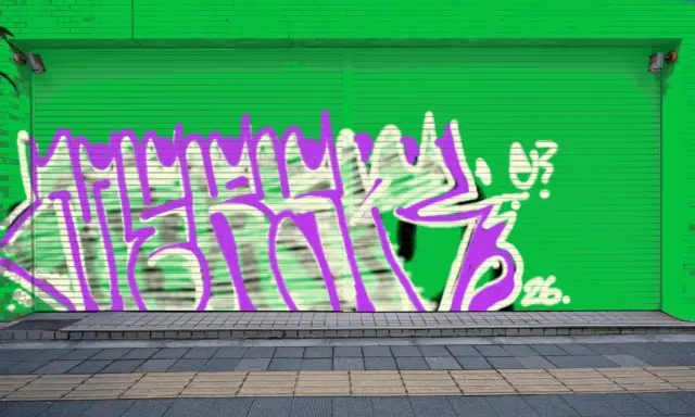 Graffiti artwork by Merskabah
