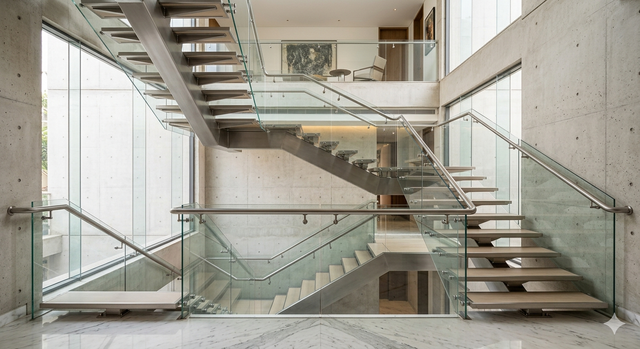 Premium Stainless Steel Stair Fabrication