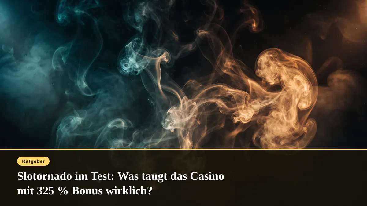 Slotornado im Test: Was taugt das Casino mit 325 % Bonus wirklich?