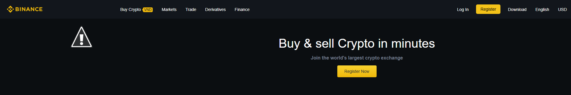 Screenshot of binance-register.blogspot.com