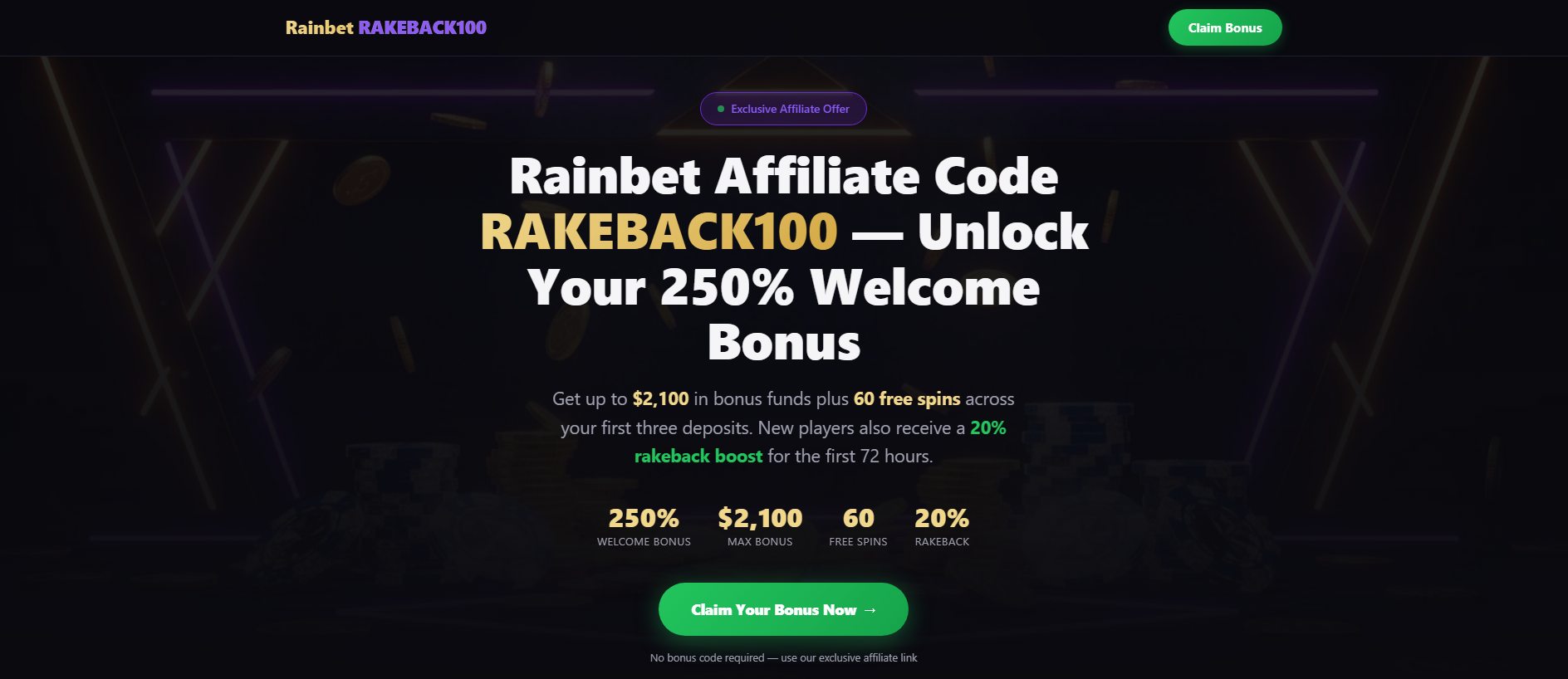 Stored capture of rainbetaffiliatecode.net