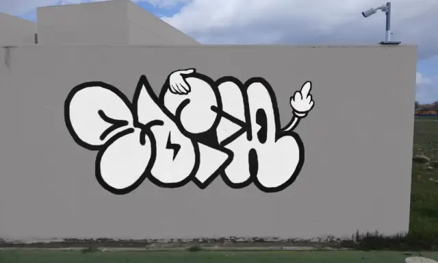 Graffiti artwork by Sark
