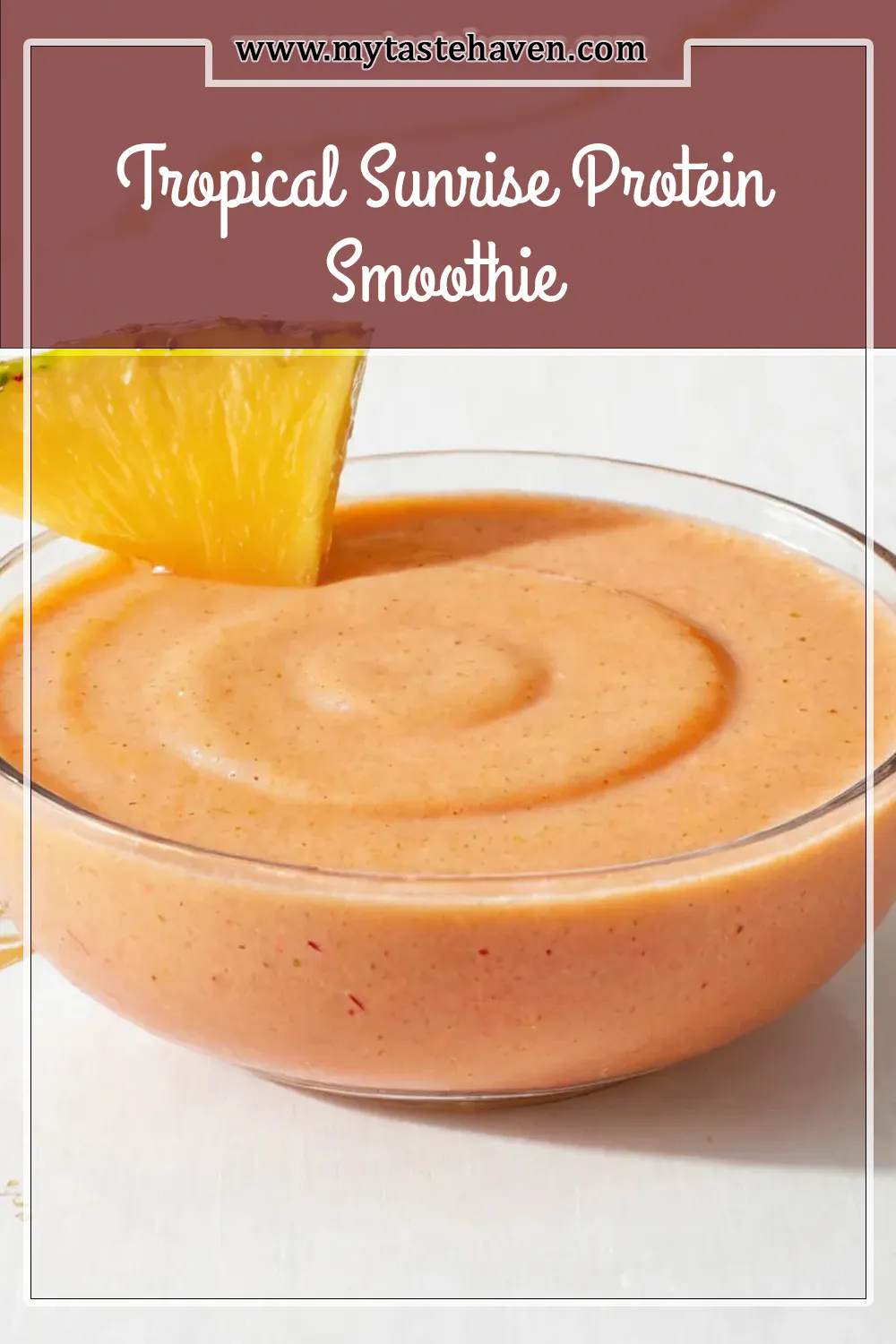 Tropical Sunrise Protein Smoothie