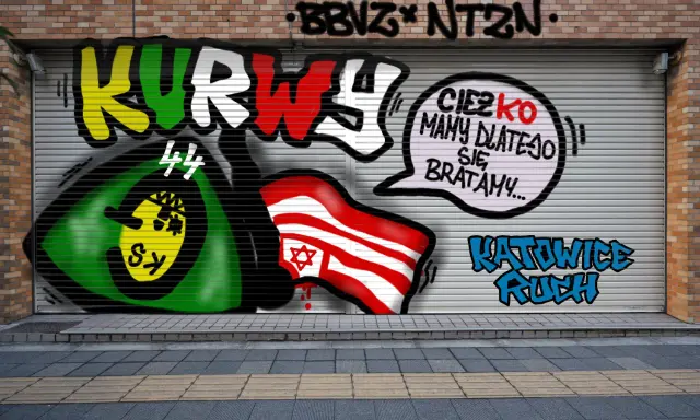 Graffiti artwork by vandald