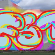 Graffiti artwork by flush