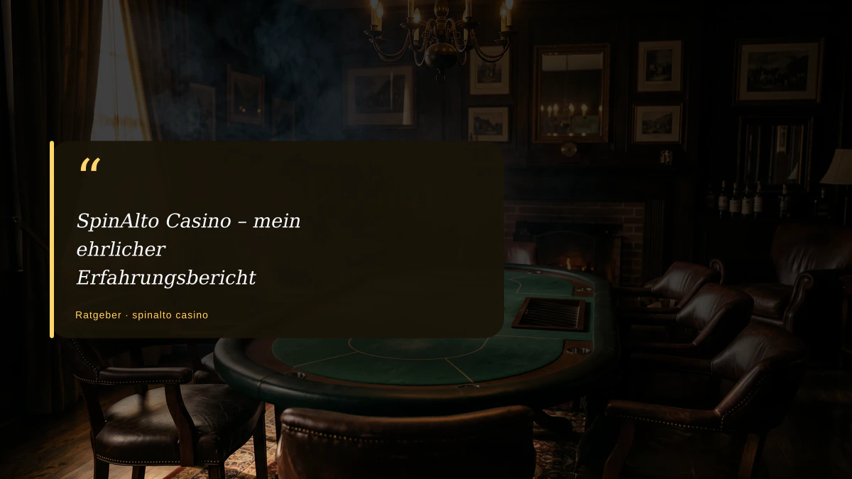 SpinAlto Casino – mein ehrlicher Erfahrungsbericht