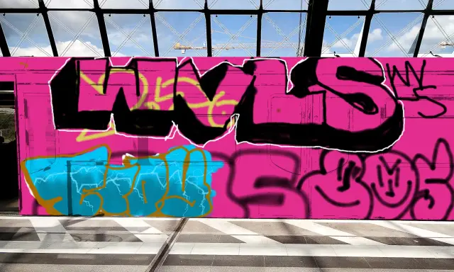 Graffiti artwork by TDUDE