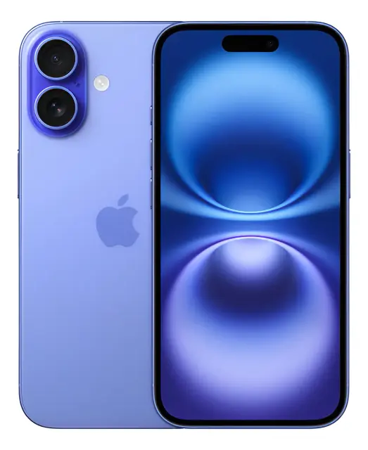 iPhone 16 na cor Azul-ultramarino