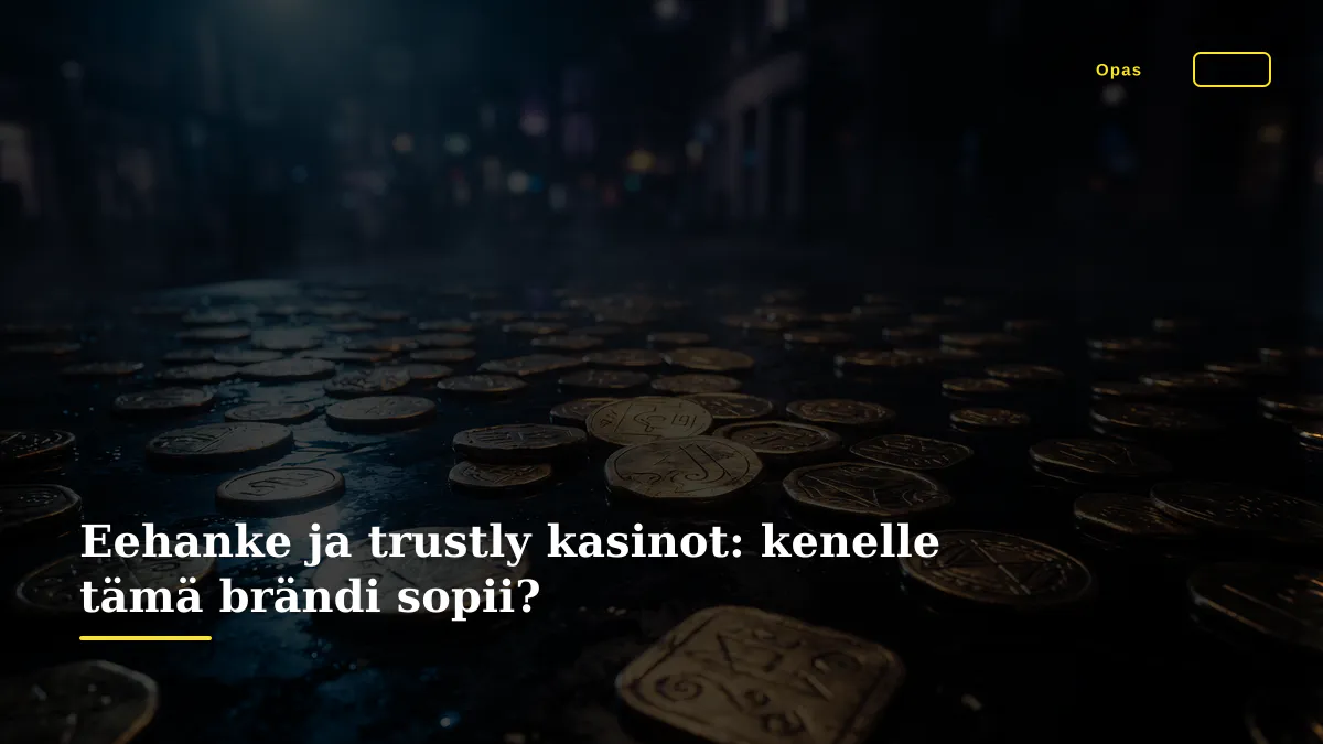 Eehanke ja trustly kasinot: kenelle tämä brändi sopii?