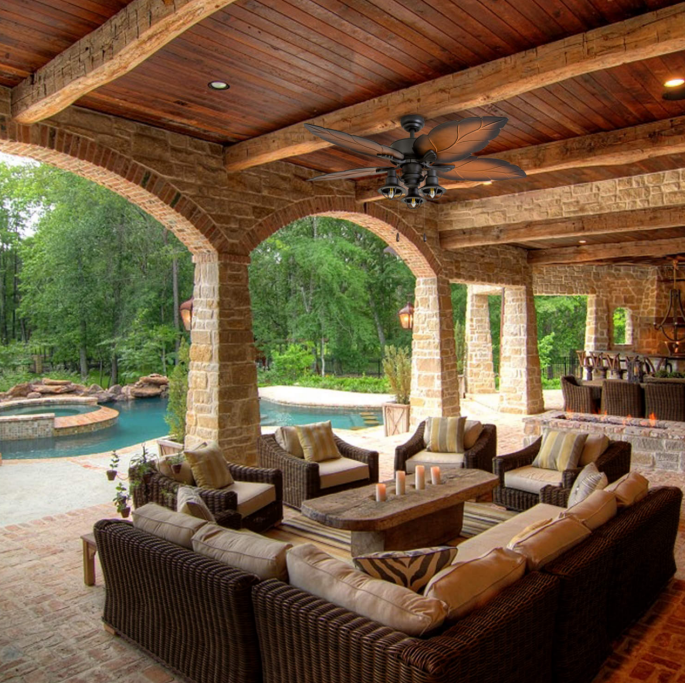 Patio Ceiling Fans Are Great Additions But Speak With Your Houston Electrician to Ensure the Installation Is Done Right