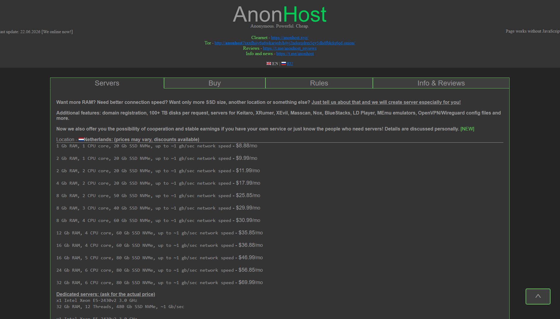 Stored capture of anonhost.xyz