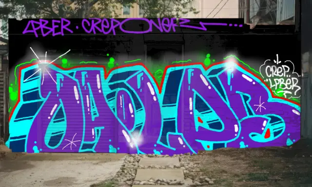 Graffiti artwork by LPBER