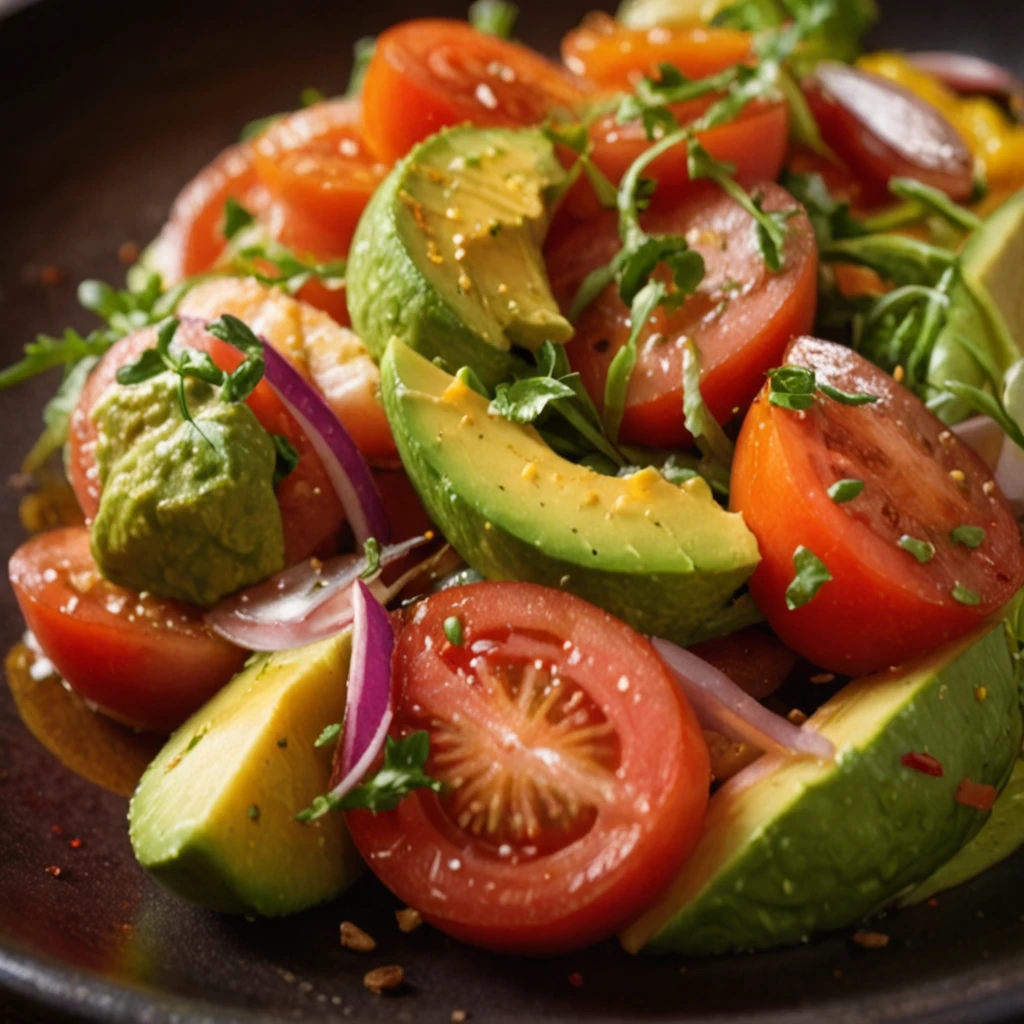 Avocado and Tomato Salad Recipe