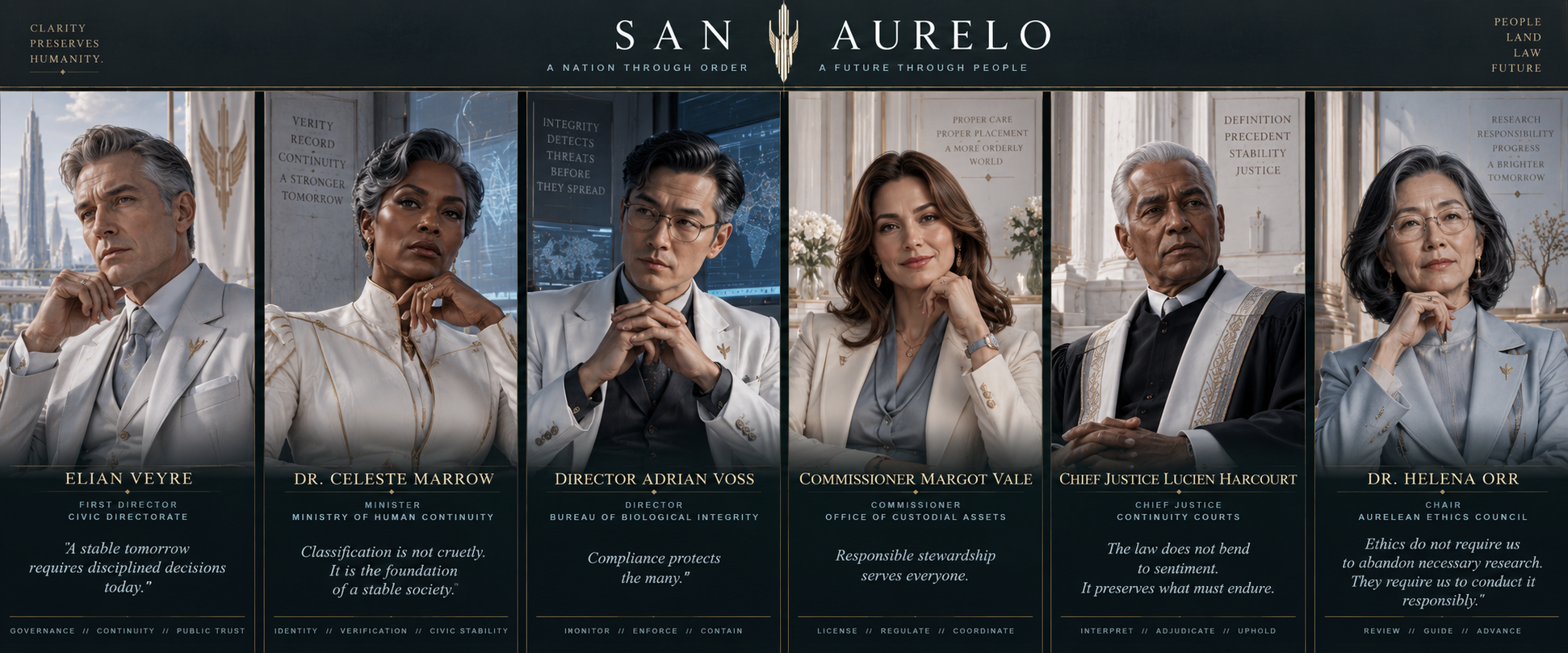 Senior government officials of San Aurelo