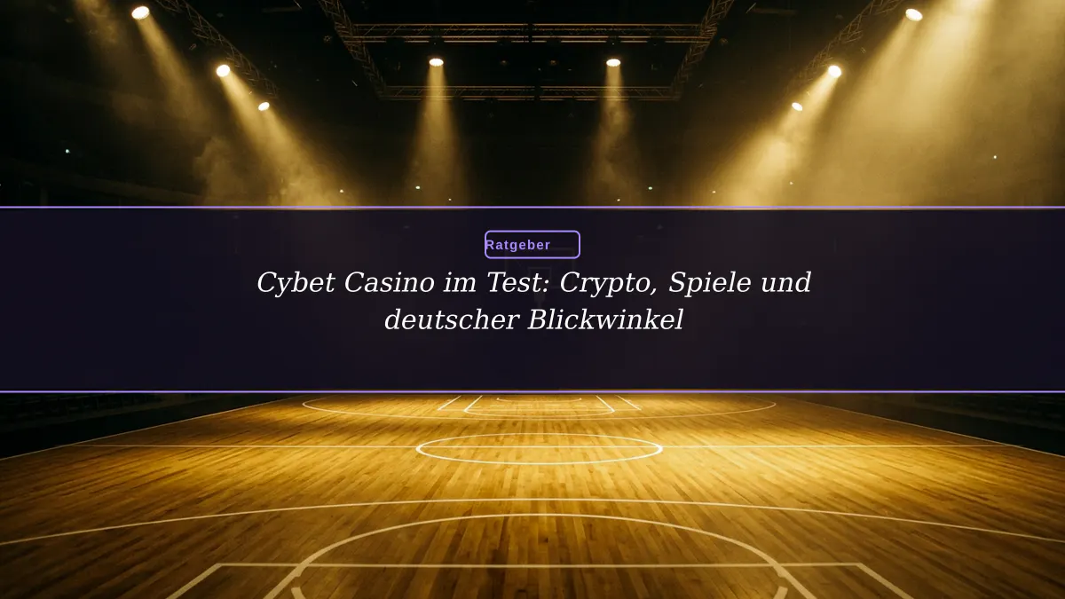 Cybet Casino im Test: Crypto, Spiele und deutscher Blickwinkel