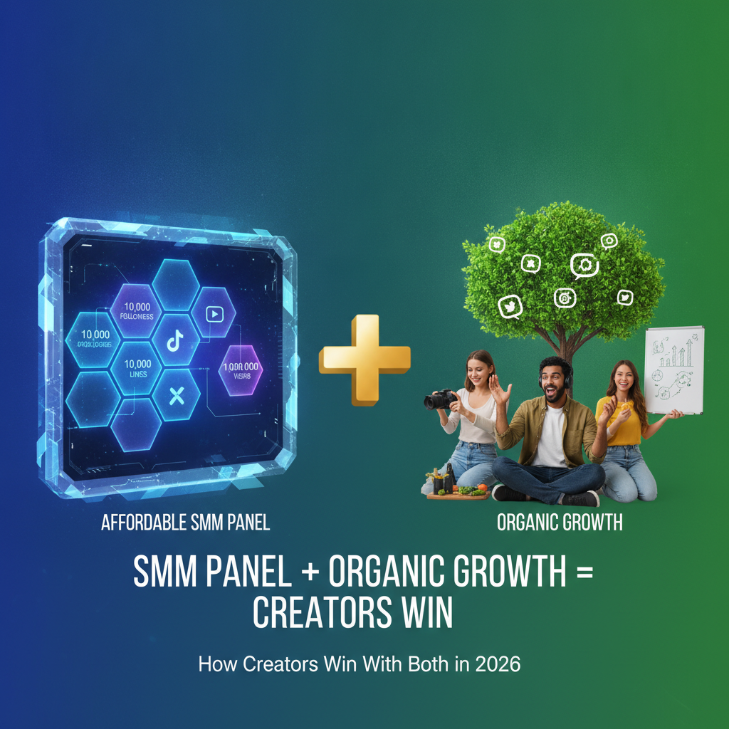 SMM Panel vs Organic Growth: How Creators Win With Both in 2026