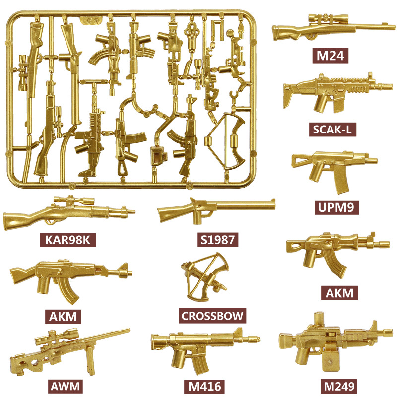 PUBG Weapon Set Gold Version 2