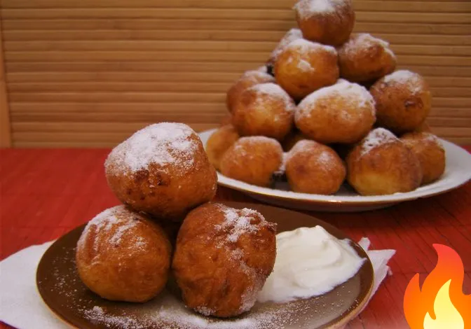 Постер Шарики творожные жареные