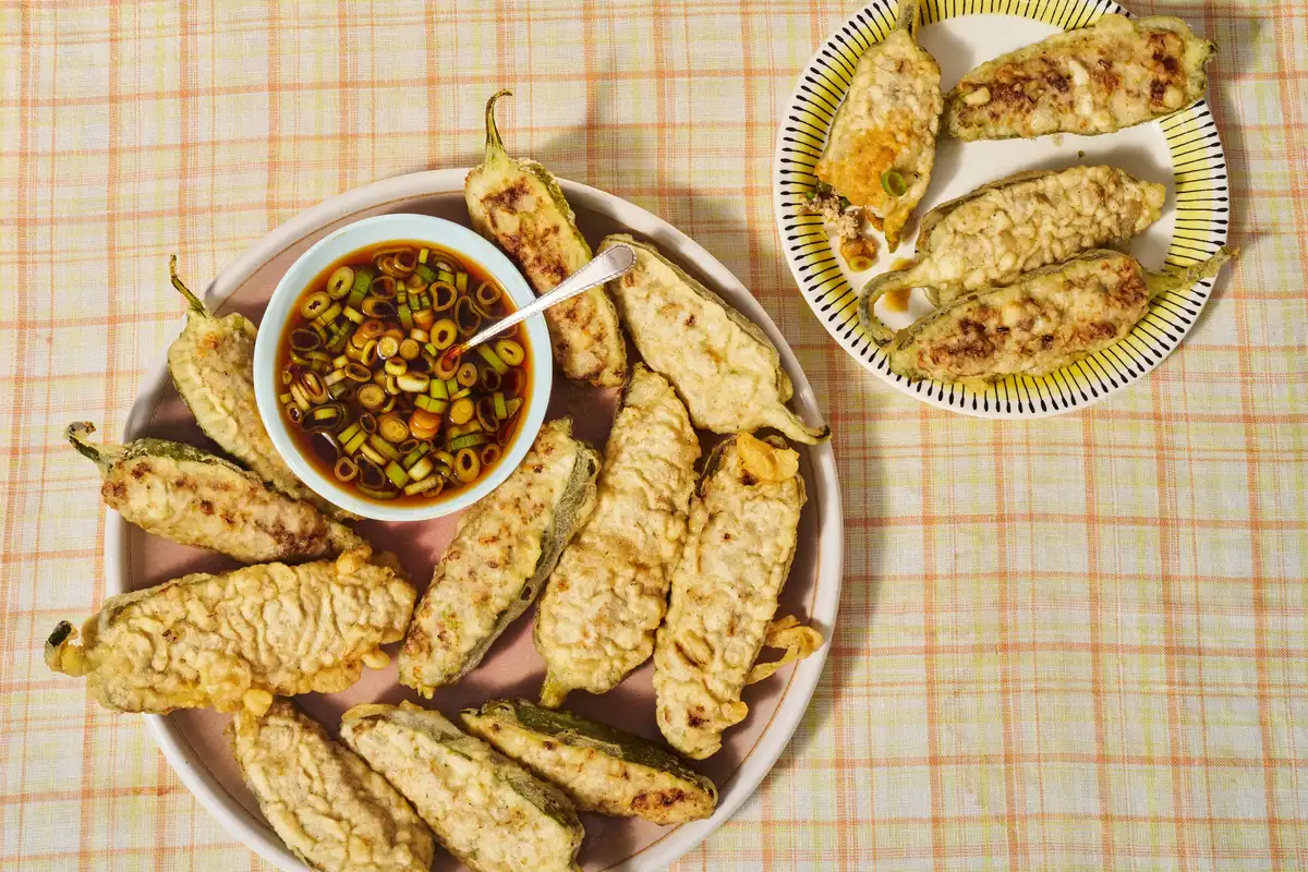 Korean-Style Stuffed Peppers Offer a Flavorful Crunch