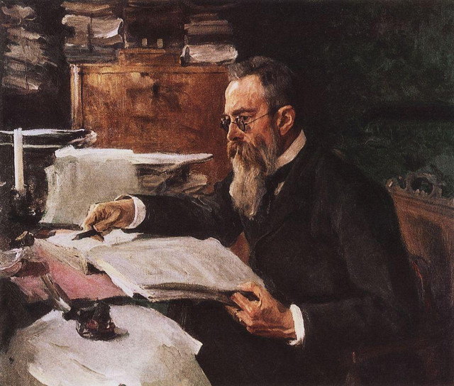 Портрет композитора Н А Римского Корсакова 1898