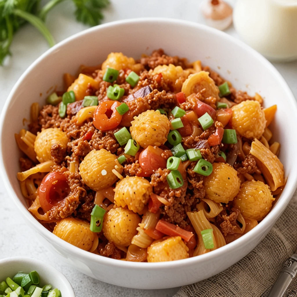 One-Pot Beef Taco Pasta